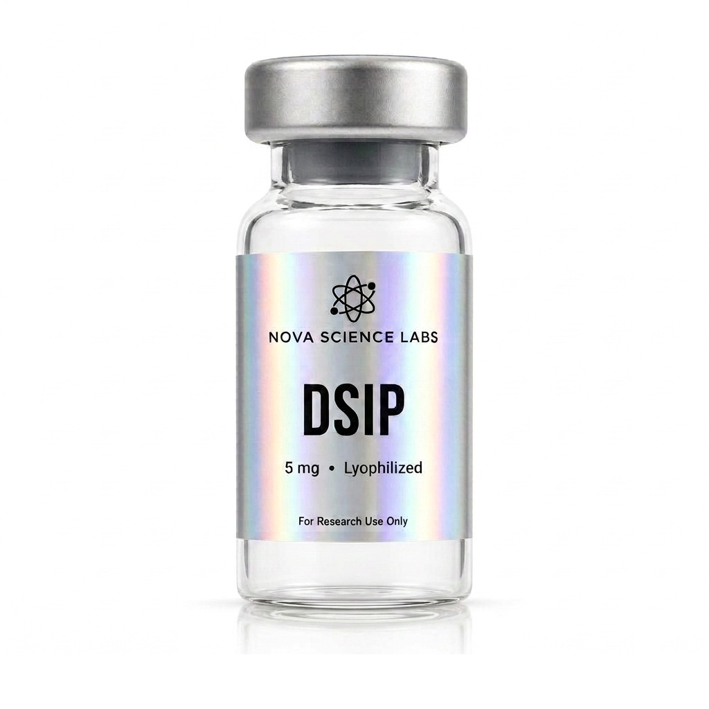 DSIP research peptide vial
