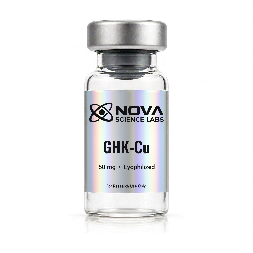 GHK-Cu research peptide vial