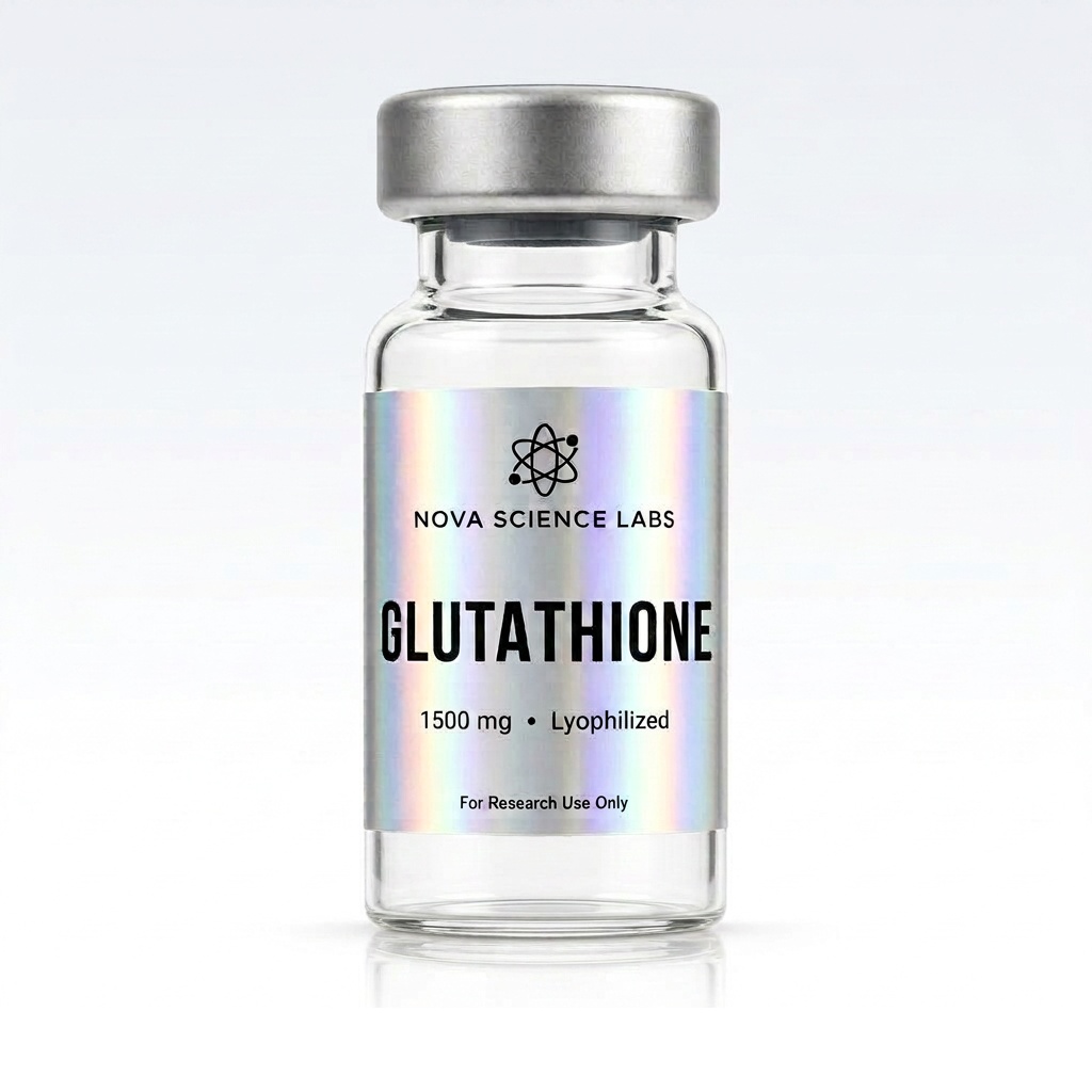 Glutathione research peptide vial