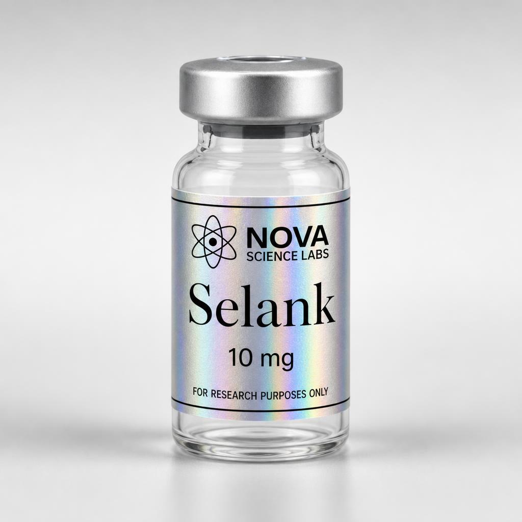 Selank research vial