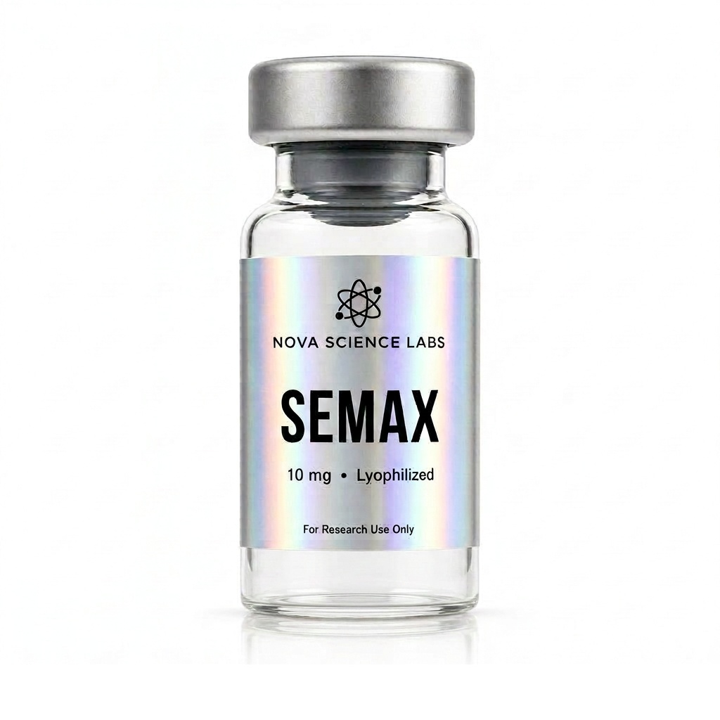 Semax research peptide vial