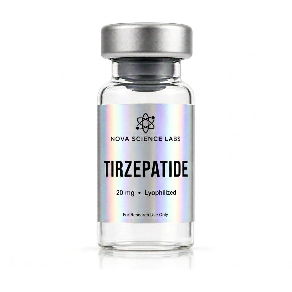 Tirzepatide research peptide vial